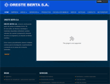 Tablet Screenshot of oresteberta.com